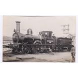 Postcard-Railway-Former Manchester land Milford 2-4-0 Lady Elizabeth, Taken into GWR stuck at the