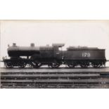 Postcard-Early SECR 4-4-0 No.179 promo RP postcard B/W card by F Moore's Railway Photographs