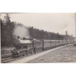 Postcard-Railway-Action Photograph, postcard size GNR C4 4-4-0-No.59 Details on the back