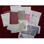 A/WOI RSM Albert Preston Sievwright Rifle Brigade 1905-1926 - A good range of documents of this '