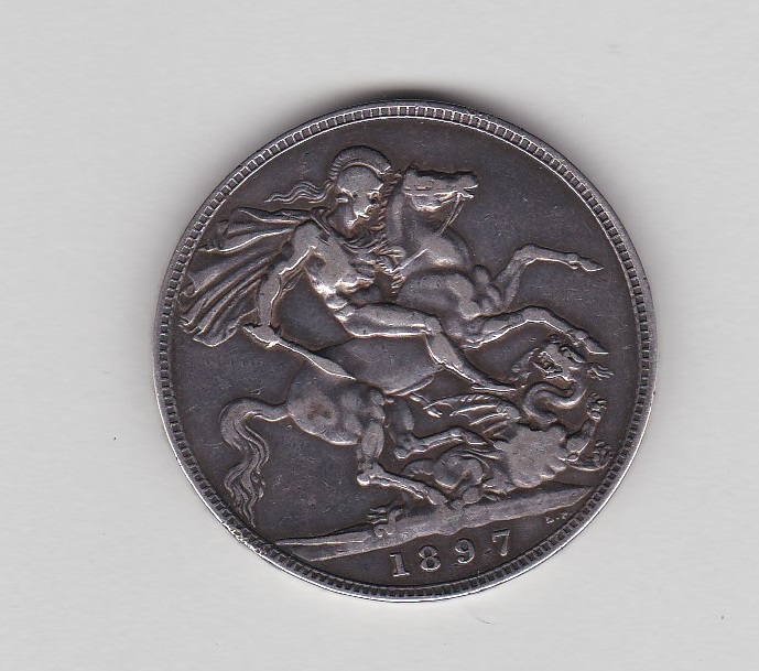 Great Britain 1897-Victoria crowns, GF/NVF