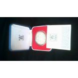 Great Britain-1977-Silver Proof Crown - Queen's Silver Jubilee, approx 28 grams, boxed