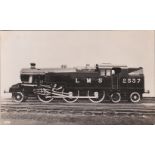 Postcard-Railway A promo photo in B/W of LMS Class 4P 2-6-4 Tank, introduced from 1934-postcard