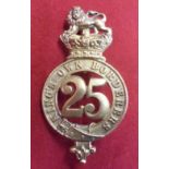 25th King's Own Borderers Regiment of Foot (Scottish Borderers) Glengarry badge of the Pre-