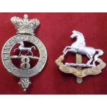 The King's Liverpool Regiment Glengarry 8th and Forage Cap Badge/ K&K: 430/1974