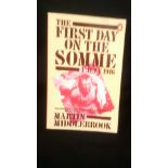 Book-The First Day on the Somme-1 July 1916, paper back, by Martin Middlebrook-sign by him also-