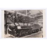 Postcard-Railway Fine RP postcard-Hatton Colliery 0-4-0 built by George Stephenson/Nicholas Woo in