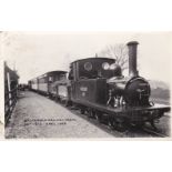Postcard-Railway Fine RP Postcard at station-3ft Gauge No.1 Southwold on Southwold Railway-The