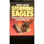 Book-Storming Eagles-German Airbourne Forces in World War Two-hard back with cover, fully