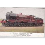 Postcard-Colour postcard - LNWR Claughton Class 4-6-0 5953,Buckingham-LNWR became part of the LMSR