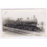 Postcard-Railway-Early 20th century - locomotive 4-4-0 No.315 Duncannon-station location, nice RP