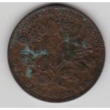 Canada (Nova Scotia) 1856 Victoria penny Token KM6 food VF