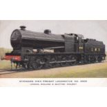 Postcard-Railway colour postcard-Promotional photo by the LMSR-Class 7F 0-8-0 freight locomotive
