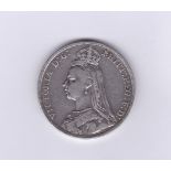 Great britain 1890-Victoria Jubilee Crown, VF,S3921