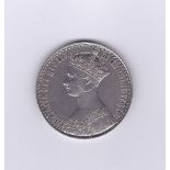 Great Britain 1847-Victoria 'Gothic' Crown, 'UNDECIMO' good extremely fine, very light marks in