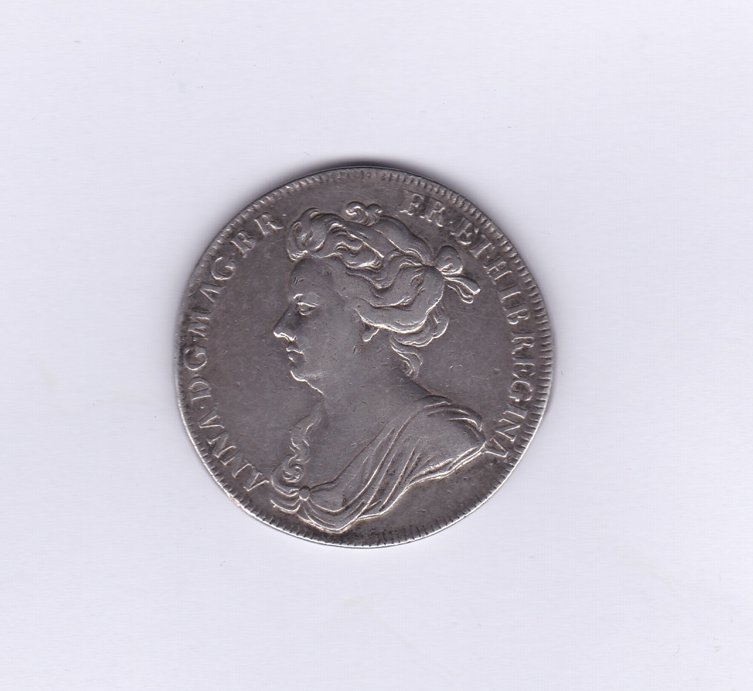 Great Britain 1792-Coronation Queen Anne - Official silver medal by John Croker…35.56mm, almost