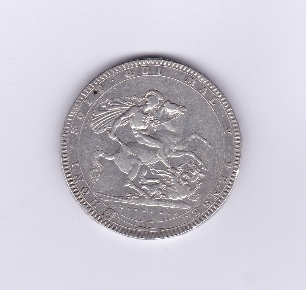 Great Britain 1819-LX George III Crown-GVF, S3787 - Image 2 of 2