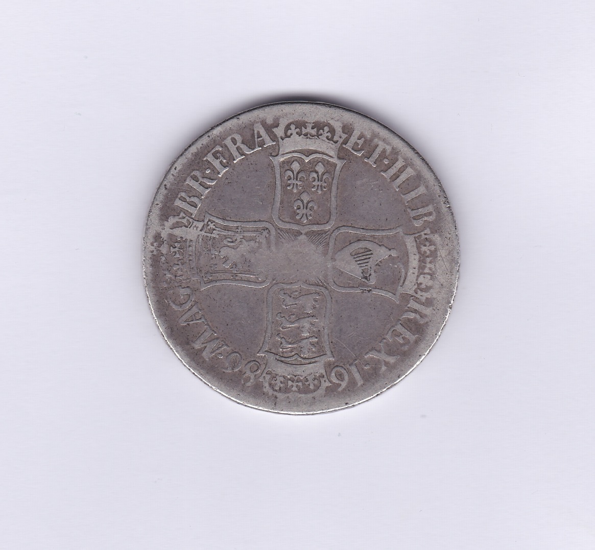 Great Britain 1686-Secondo James II Crown, S3406, VG/Near Fine - Image 2 of 2