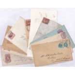 Great Britain - Victoria postal stationery and covers nice mixed batch (9)