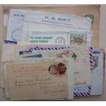 Bundle of Covers Commonwealth & Foreign, KGVI to early QEII, some earlier, useful lot (40+)