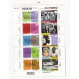 Netherlands 2001-Between two cultures national book week - SG2085-2094 m/m set of (10) in sheetlet-