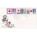 Great Britain 1963 (15 August) - Red Cross Centenary, cds, FDC, A/B