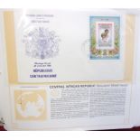 Great Britain 1981 - an album with commonwealth and a range of scarcer non commonwealth countries, a