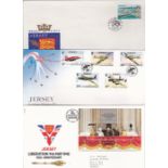Jersey 1987-1993 - Good range of First Day Covers including higher values (50)