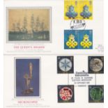 Great Britain 1989 (5 Sept) - Microscopes, Cambridge Instruments, BFDC5,1990 (10 April) - Queens