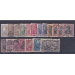 Germany 1905-1921 - Definitives SG82 m/m, SG83, 83a, 84, 85, 85a, 86, 86a, 87, 88a-91a, 91, 92a,