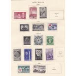 Stamp - A stamp accumulation housed in large envelopes, a useful lot extracted from large albums,