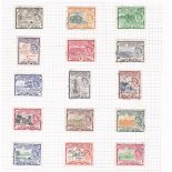 St. Kitts-Nevis - 1954 Set of 15, SG106a/118. Very fine used.
