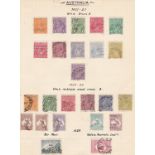 Australia 1921-1927 definitive's S.G 56-57, 76-81, 76-77, 65-73 and 1927-1929 definitive's S.G. 85-