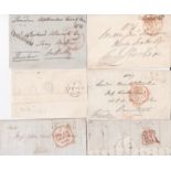 London Penny and Twopenny Receiving House Stamps - (Unframed) - a range of 10 EL's (10)