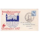 Great Britain 1957 Official - Parliamentary Conference Official FDC with Conference H/S