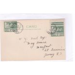 Channel Islands (Jersey) - 1943 ½d pair, 1 with Selvedge F.D.I. Cancelled 1 JU 43.