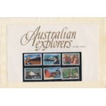 Australia-Australia Explorers Set stamp pack