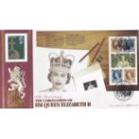 FDC - Great Britain (2nd June 2003) 50th Anniversary of Coronation Booklet se-tenant pane