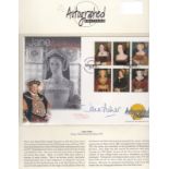 Great Britain 1997(Jan 21)-Jane Asher Autographed First Day Cover of the Six Wives of Henry VIII