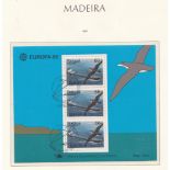Madeira 1986 - Europa min sheet, used, SG S225