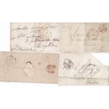 London General Post Instructional - Crown, Plain design, W L168 in large part wrapper; G.P./Paid on