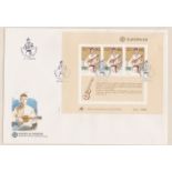 Madeira 1985 - Europa min sheet, SG MS215, First Day Cover (PTT)