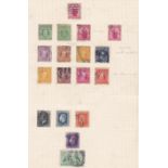 New Zealand - 1909-1930 Used with King George VII. Comb perf 2d, 3d, 4d + 8d (ex SG388-393) and P.14