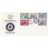 Great Britain 1979(21/11) - Christmas set on Official FDC with Rotary Club, Swansea Special A/B,