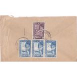 Malaya (Johore) 1961- On Johore Government Service envelope Airmail to London with Johore machine