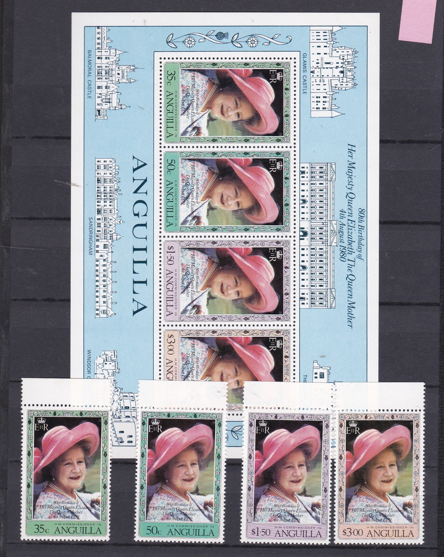 Royalty - Unmounted mint issues H.M. Queen Mother's 80th Birthday sets, min sheets. Bargain price! - Image 2 of 2