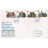 Great Britain 1978 - Historial Buildings, King's Lynn FD1, with Sandringham cachet, BFDC12-Cat value