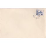 Channel Islands (Jersey) - 1943 1x2½d Blue cancelled F.D.I. 29 JU 43. Unaddressed envelope.