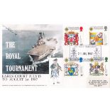 1987 07/21 Scottish Heraldry set Royal Tournament FDC BFDC 14