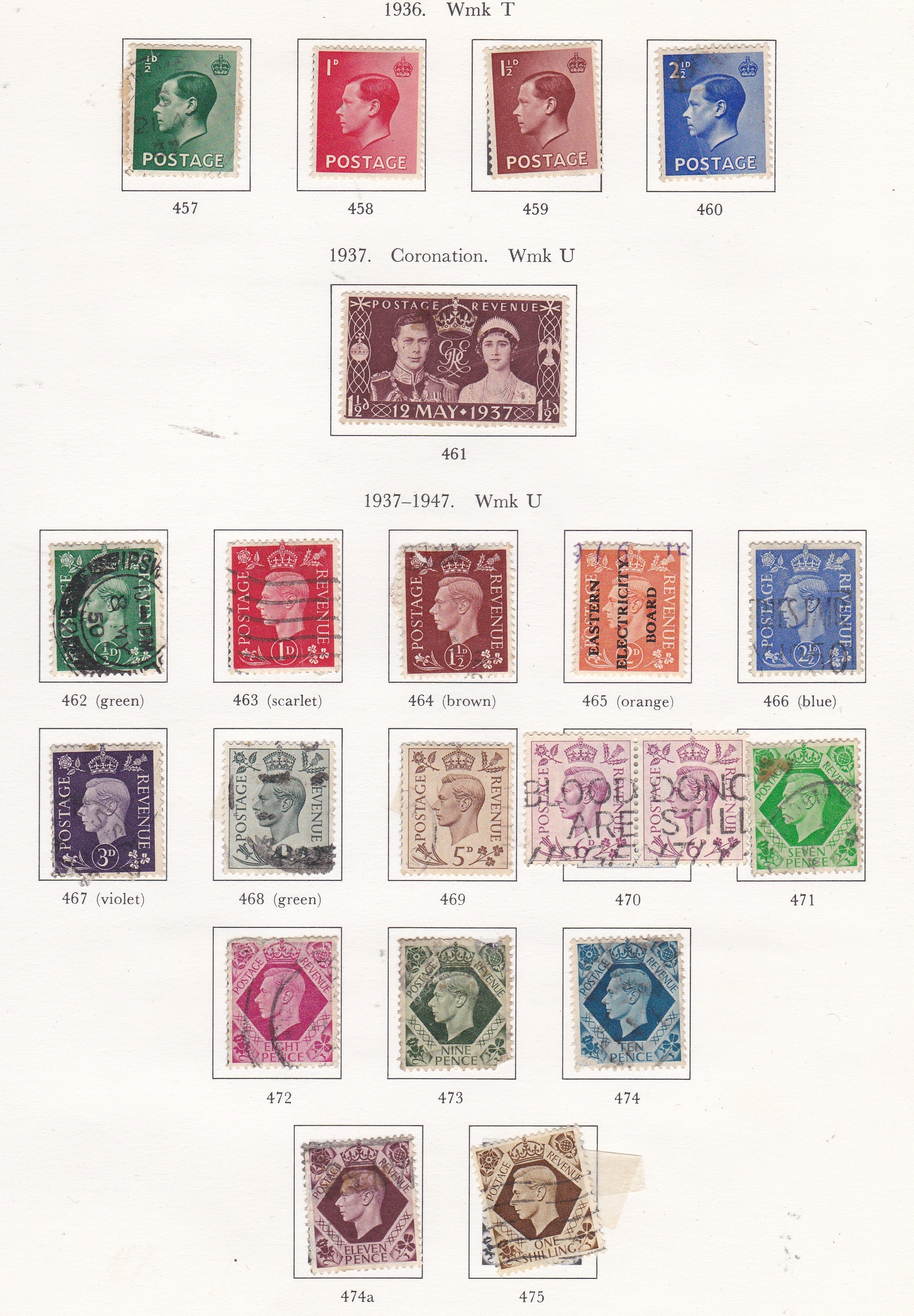 Great Britain 1912-1980 - Mainly used collection in an illustrated SG album (100's) ready to be